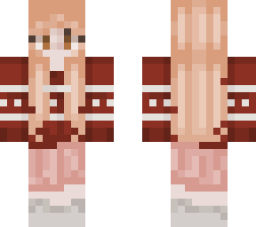 fixed red head sweater