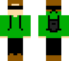 me with a backpack