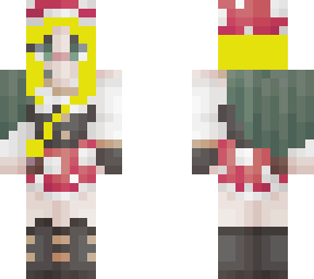 mushroom blond girl