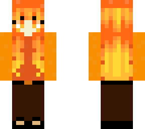 orange fruit girl