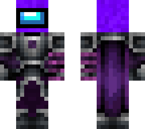 purple crewmate armored