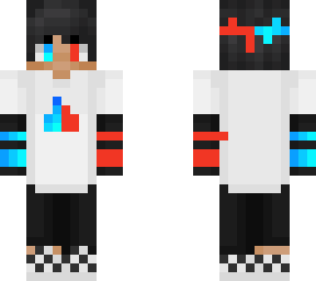 red and blue