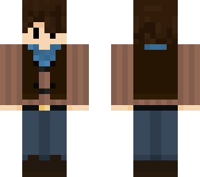 another cowboy zan outfit with bandanna