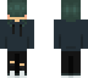 blueish hoodie