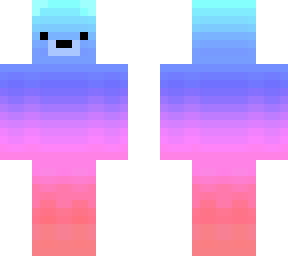 inverted rainbow bear | Minecraft Skin