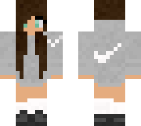nike girl brown hair