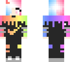 rainbow nike one horned devil boy