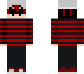 red + black