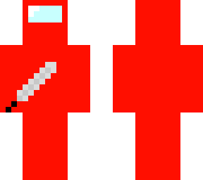 red among us with blade