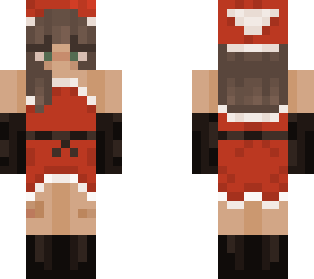 sage but with the mean girls santa outfit