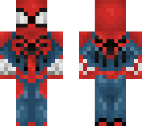 spiderman ps4 neon | Minecraft Skin
