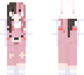the bear pink white