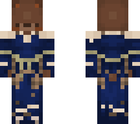 bear skin in medieval dress <3