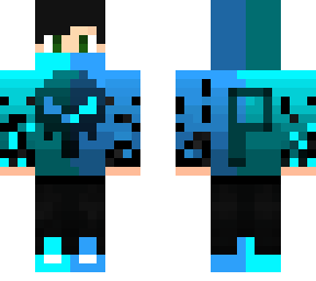 blue glowing guy