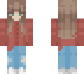 casual girl (red)