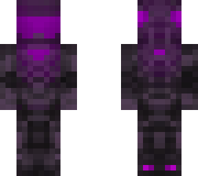 purp space suit