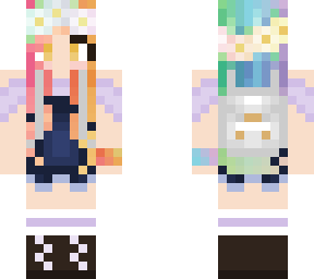 rainbow flower girl