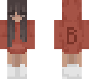 red girl hoodie