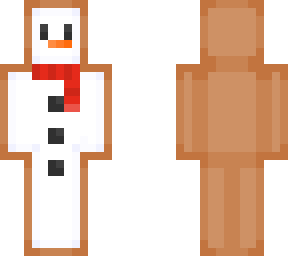 snowman cookie (red scarf)