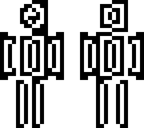 white n black