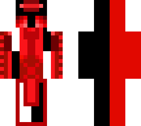 a dude with a cool red halloween costume (idk) but its cool tho