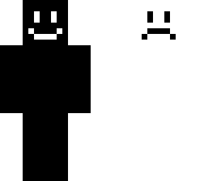 black and white