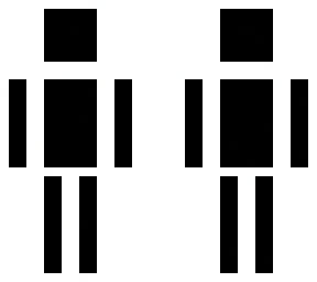 black white outline