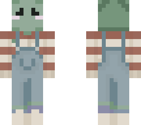 frog with suspenders