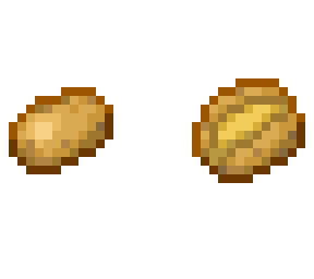 i made these potatoes pixel for pixel and lost my sanity. they are accurate.