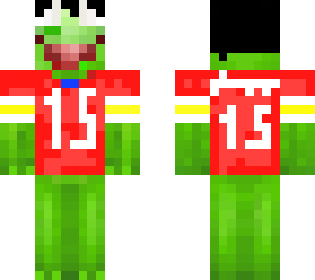 kermit the frog as patrick mahomes