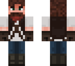 old western beard man