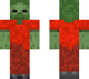 red dressed zombie