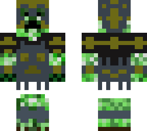 creeper with greek armor