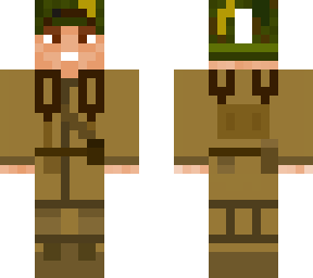 Day of Days. WW2 101st Airborne lieutenant | Minecraft Skin