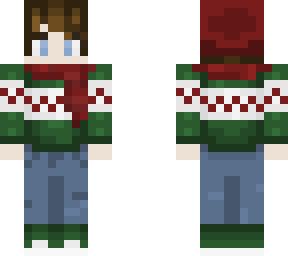 green christmas skin!