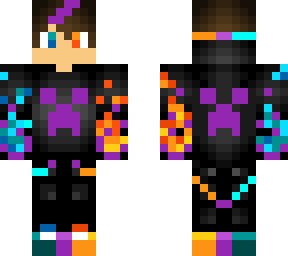 purple fire and ice warrior (moving eyes)