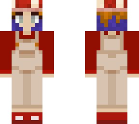 re-upload of mushroom elf wearing overalls