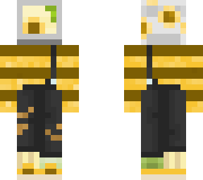 tv-head sunflower overalls