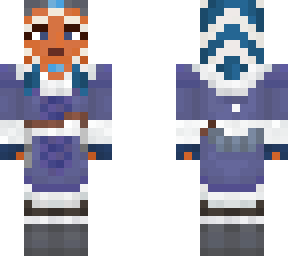 ahsoka tano as a waterbender (parka)