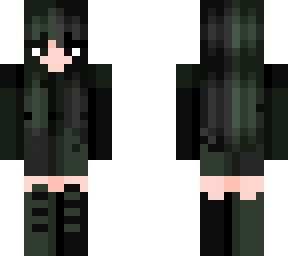 black and green girl