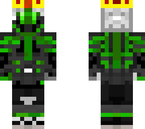 black and green king akaza