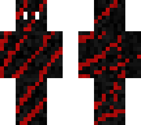 black/red skin