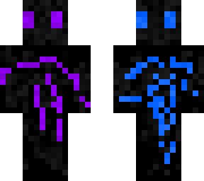 blue and purple sides