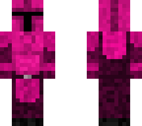 crimson warped nether wood inspired mandalorian skin
