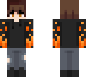 flame hoodie