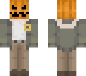 my skin but with pumpkin head