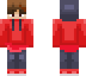 red hoodie boy