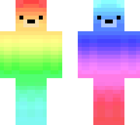 two-faced rainbow bear