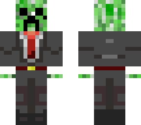 creeper in a tux