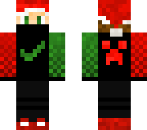green & red nike (christmas theme)